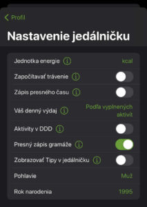 kalorické tabuľky krok 8